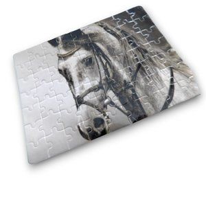 (2FOR15$) Puzzles , Casse-tête , HORSE  , 63 pcs , BRAND NEW